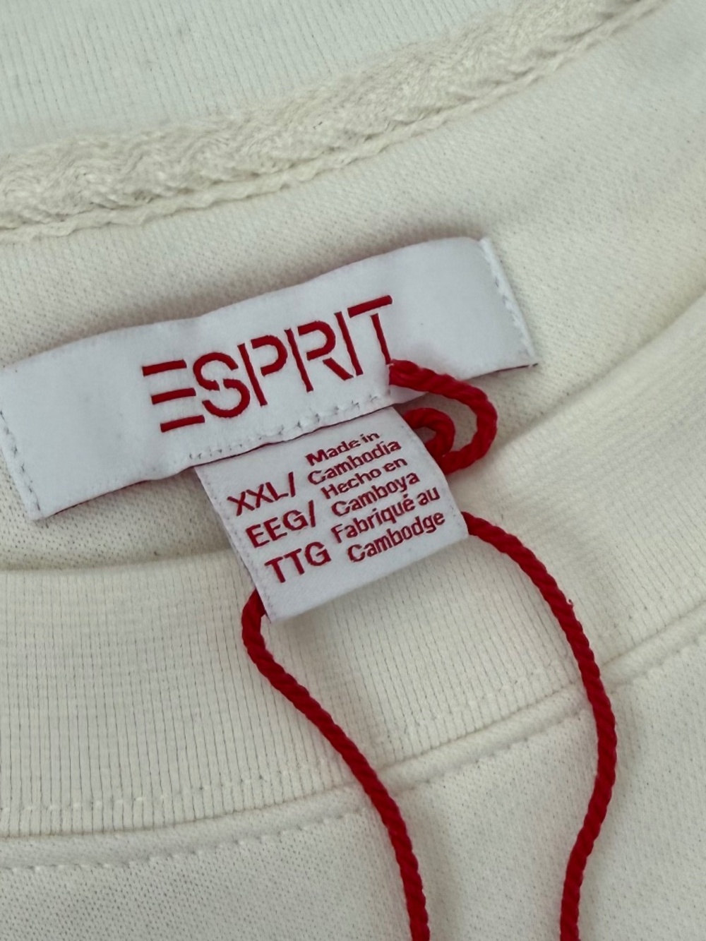NWT Vintage Esprit Crewneck Sweatshirt XXL - Picture 5 of 9